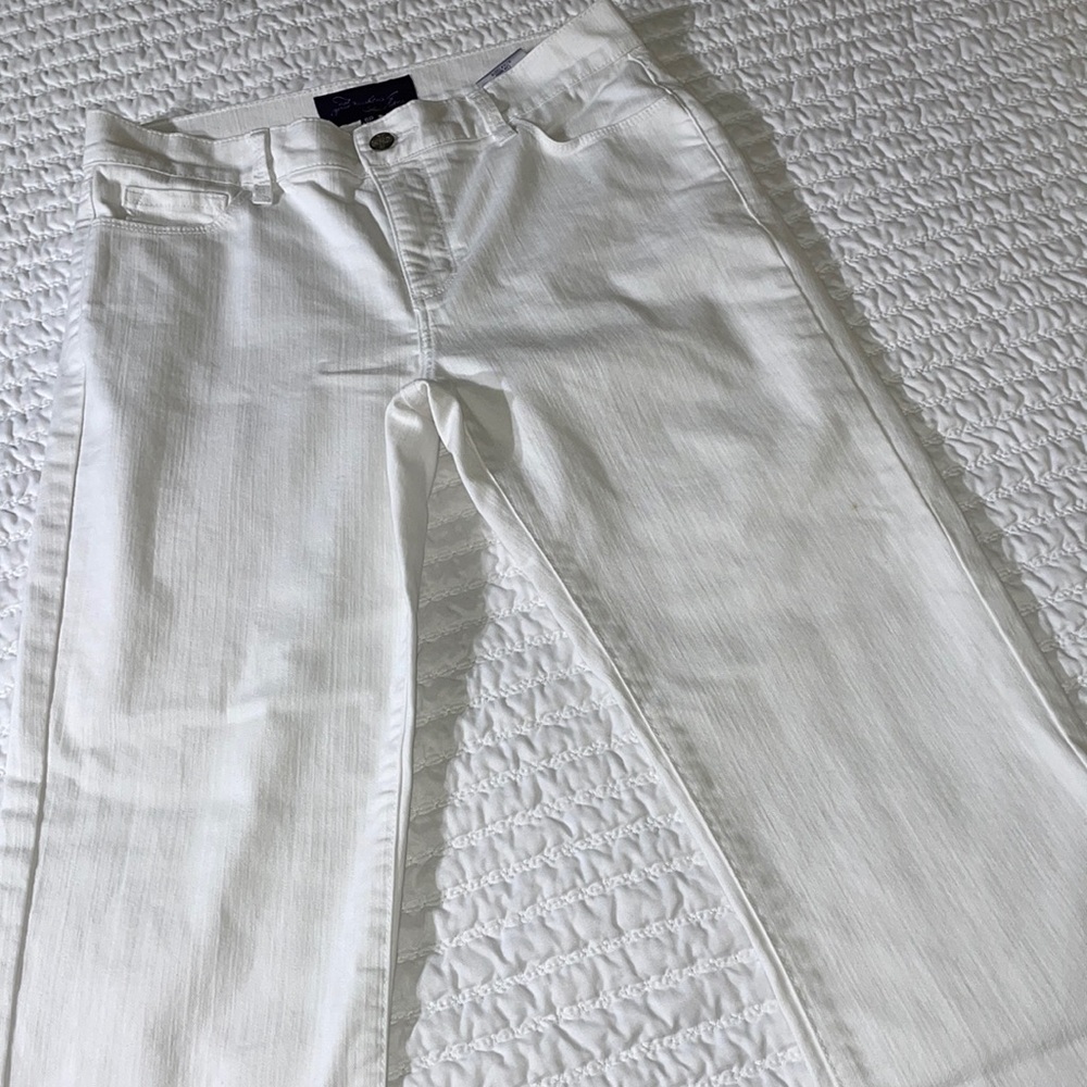 NYDJ Women's Straight Leg Jeans - White